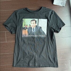 The office Black Graphic T-Shirt